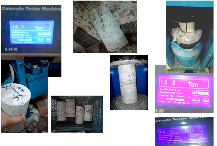 مغزه گیری از بتن 